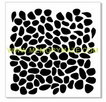 River pebbles poly template 8x8 sold in 3\'s